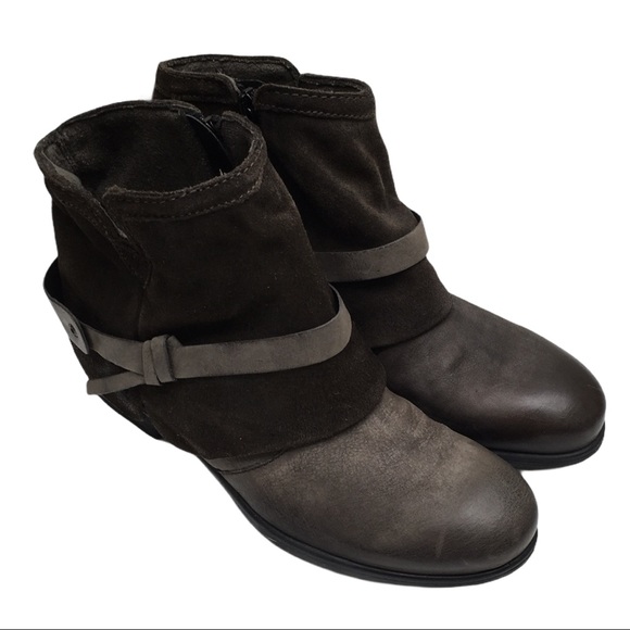 Miz Mooz Shoes - Miz Mooz Seymour Ankle Bootie Gray size 8